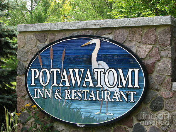 Potawatomi Poster featuring the photograph Potawatomi Inn by Michael Krek