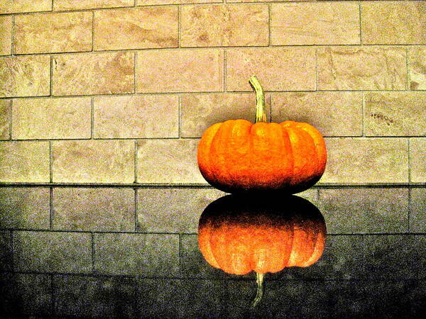 Pumpkin Poster featuring the photograph Pumpkin Still Life by Brooke Friendly