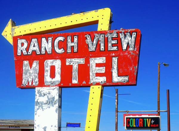 Ranch View Motel Poster featuring the photograph Ranch View Motel by Gia Marie Houck