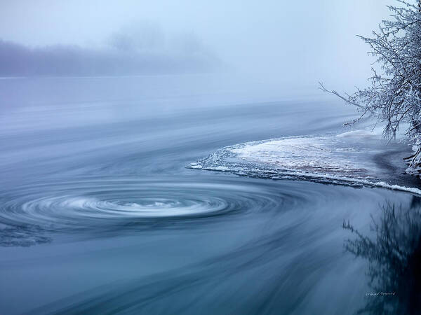 Idaho Scenics Poster featuring the photograph River Swirl by Leland D Howard