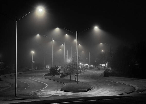 Night Poster featuring the photograph Road to Enlightenment by Christopher McKenzie