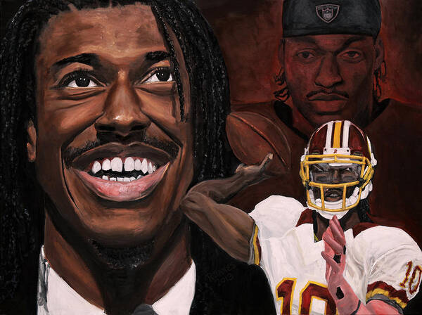 Rg3 Framed Prints Poster featuring the painting Robert Griffin 3 by Roger James