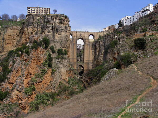 Ronda Spain Poster featuring the photograph Ronda Spain by Suzanne Oesterling