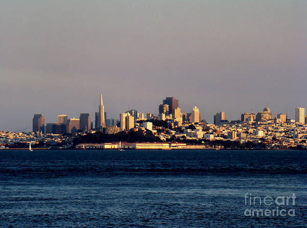 Landscape Poster featuring the photograph San Francisco Skyline by Eva Kato