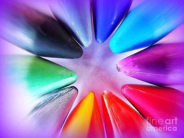 Colors Poster featuring the photograph Shades by Clare Bevan