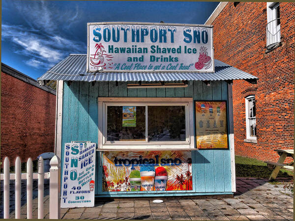 Southport Poster featuring the photograph Southport Sno by Don Margulis
