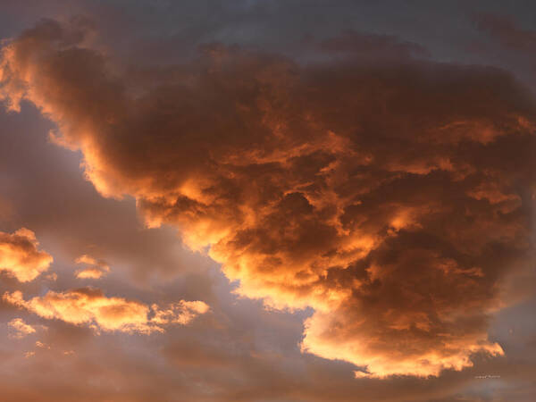 Beautiful Poster featuring the photograph Storm Cloud Textures 3 by Leland D Howard