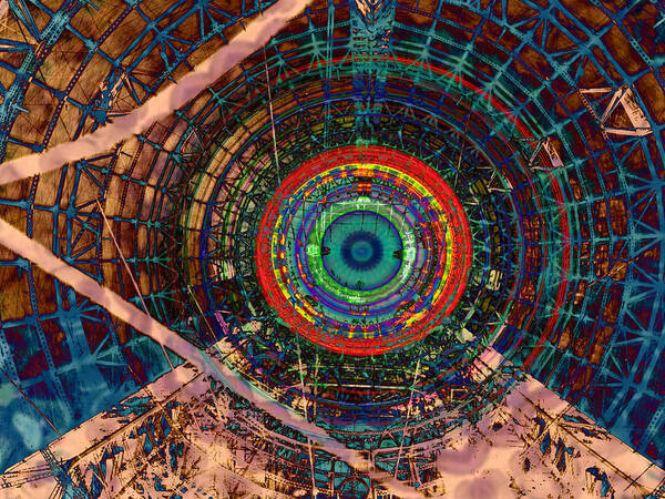 Digital-art Poster featuring the digital art Structural Echo Ween by Mary Clanahan