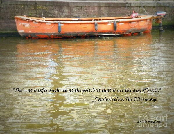 Boat Poster featuring the photograph The Aim of Boats by Lainie Wrightson