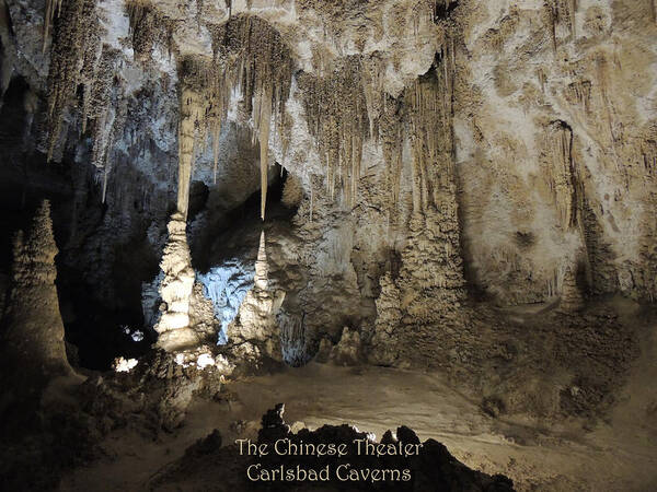 Carlsbad Caverns Poster featuring the photograph The Chinese Theater by Jayne Wilson