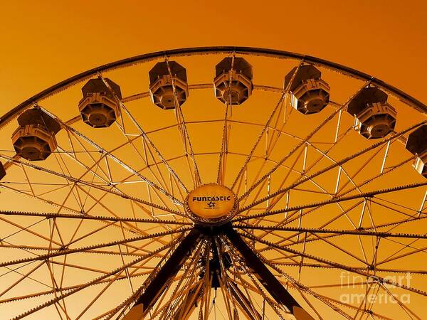 Ferris Wheel Poster featuring the photograph The End of Summer by Patricia Strand