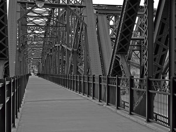 Hot Metal Bridge Poster featuring the photograph The Hot Metal Bridge in Pittsburgh by Digital Photographic Arts
