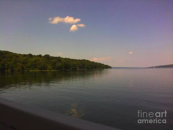 Landscape Poster featuring the photograph The Lake by Valerie Shaffer