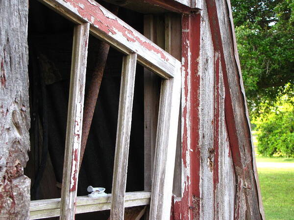 Barn Poster featuring the photograph The old barn by Beth Vincent