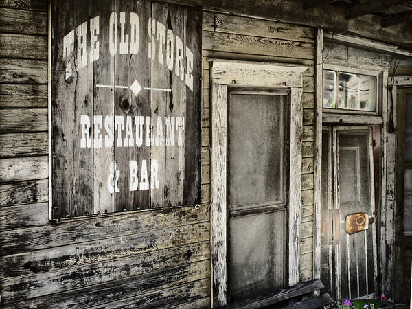 Advertising Poster featuring the photograph The Old Store by David and Carol Kelly