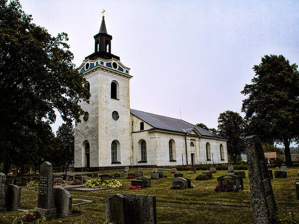 Church Poster featuring the photograph Torstuna Kyrka church by Leif Sohlman