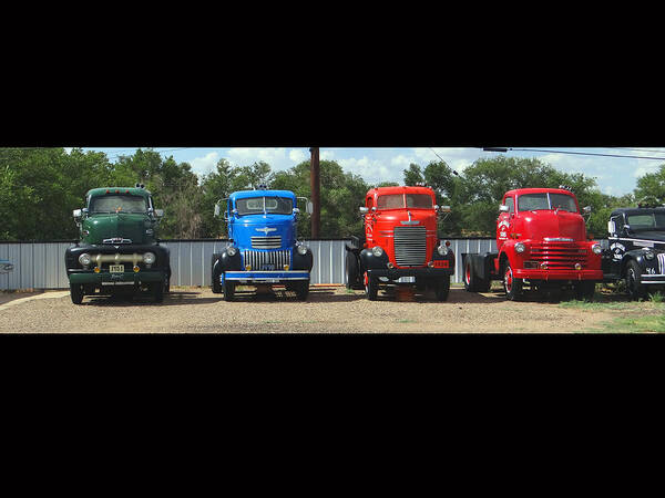 Trucks Poster featuring the photograph Truckin by Tom DiFrancesca