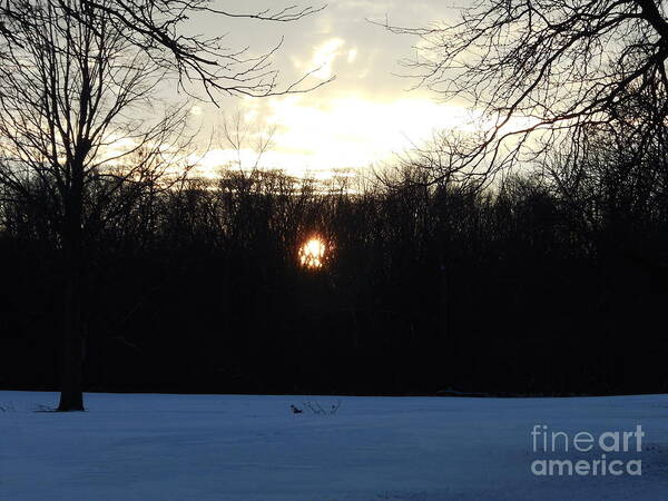 Twilight Poster featuring the photograph Twilight's Hiding Sun by Jane Butera Borgardt