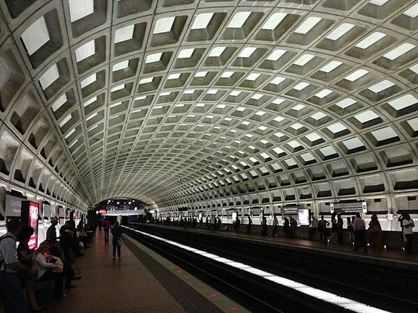 Washington Poster featuring the photograph Washington Metro by Richard Reeve