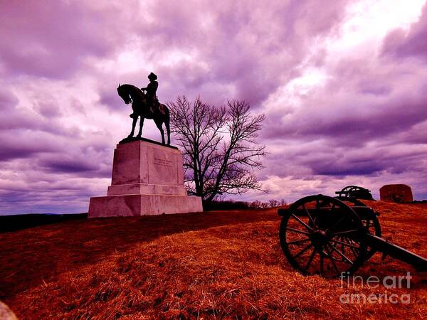 Gettysburg Poster featuring the photograph Wicked Remnants by Sharon Costa