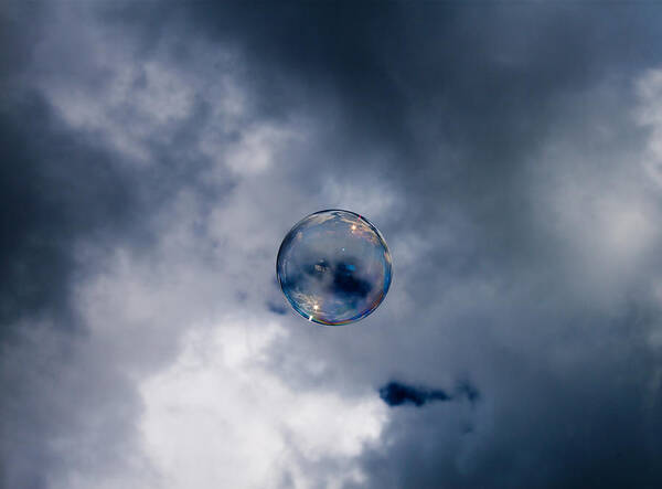 Bubble Poster featuring the photograph Bubble #1 by Robert Hellstrom