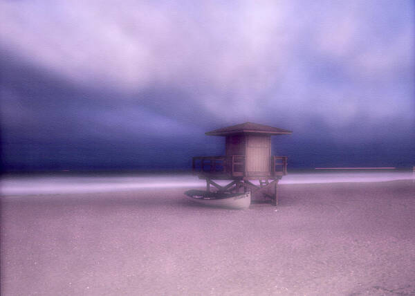 Lifeguard Poster featuring the photograph Jensen Lifeguard Stand #1 by Patrick Lynch
