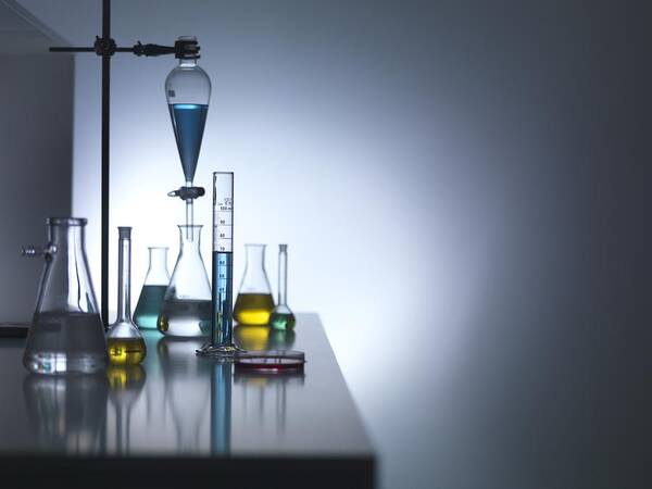Studio Shot Poster featuring the photograph Laboratory Glassware #7 by Tek Image