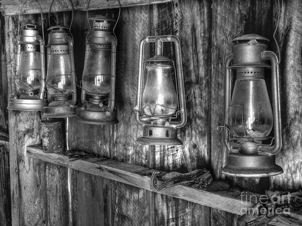 Bodie Historic State Park Poster featuring the photograph Bodie Lanterns by Scott McGuire