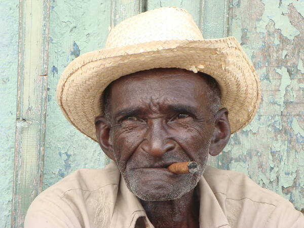 Cuba Poster featuring the photograph Cuba's Old Faces by Allen Meyer