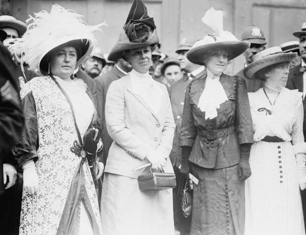 Us Presidents Poster featuring the photograph First Lady, Mrs. William Taft, Second by Everett