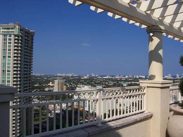 City View Poster featuring the photograph Ft. Lauderdale by Sheila Silverstein