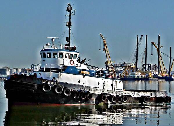 Harbor Poster featuring the photograph Harbor Tug by John Collins