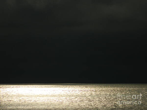 Beach Poster featuring the photograph Here Comes The Rain by Everette McMahan jr