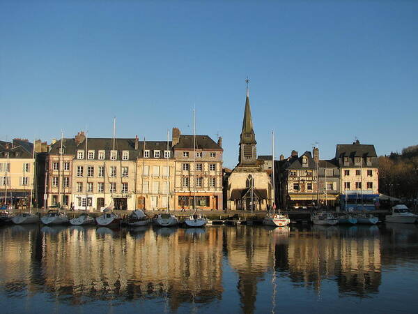 Honfleur Poster featuring the photograph Honfleur by Carla Parris