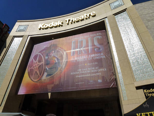 Travel Poster featuring the photograph Kodak Theatre by Marie Morrisroe