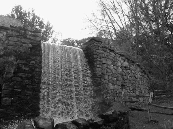 Longfellow Poster featuring the photograph Longfellow Grist Mill x10 by Kim Galluzzo