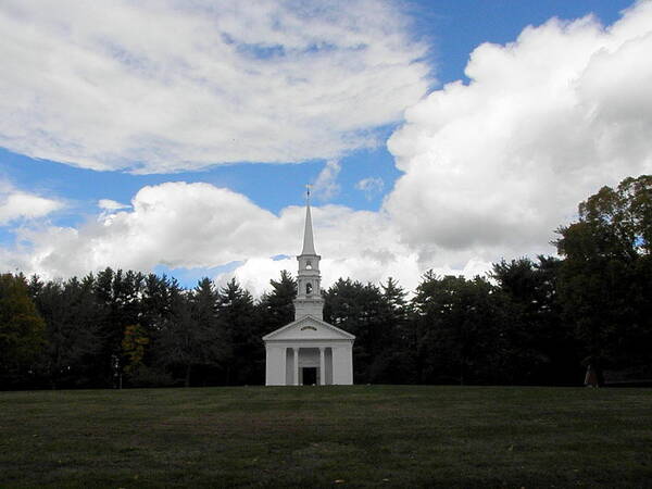 Martha Mary Chapel Poster featuring the photograph Martha Mary Chapel by Kim Galluzzo