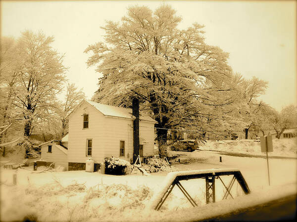 Landscape Poster featuring the photograph Millville by Arthur Barnes