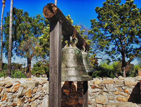 Architecture Poster featuring the photograph Mission Bells by Stephen Campbell