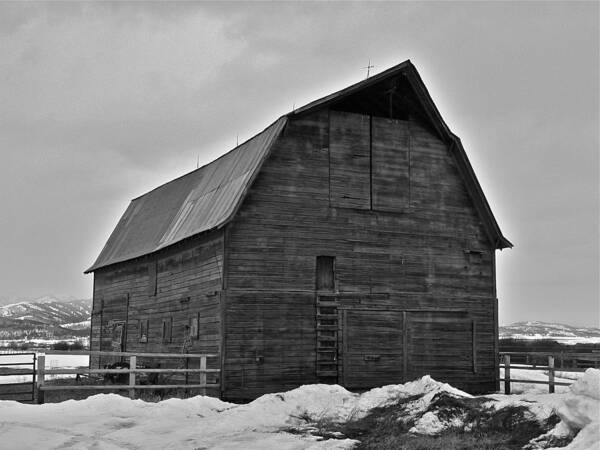 Barn Poster featuring the photograph Noble Barn by Eric Tressler
