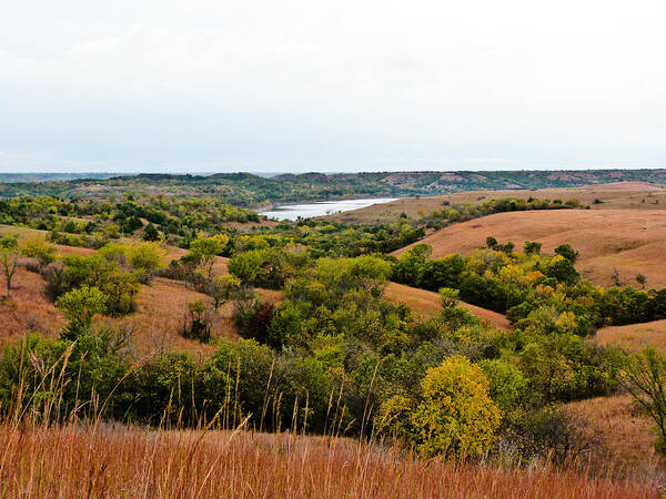 Autumn Poster featuring the photograph Overlooking the Valley by Tracy Salava