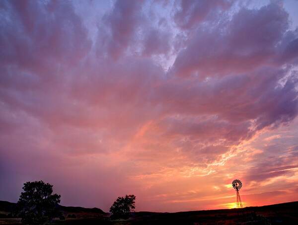 Clouds Poster featuring the photograph Red Clouds by HW Kateley