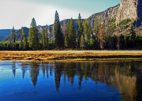 Rocky Mountain National Park Poster featuring the photograph Reflection in the Rocky Mountains by Dorothy Cunningham