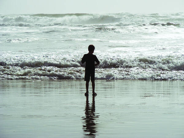 Ocean Poster featuring the photograph Reflection by Lisa De La Vergne