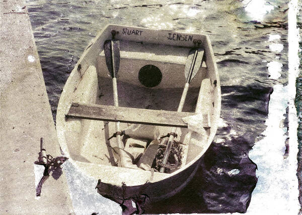 Polaroid Poster featuring the photograph Rowboat by Patrick Lynch
