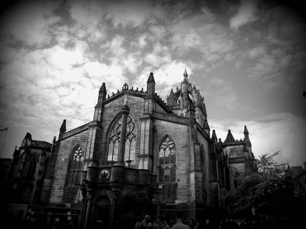 Edinburgh Poster featuring the photograph St Giles Cathedral Edinburgh by Ian Kowalski
