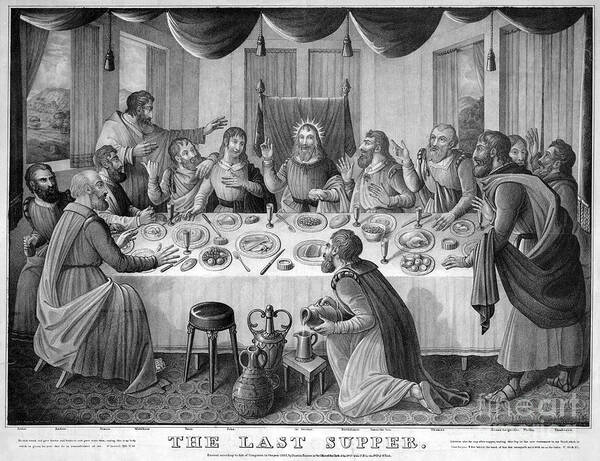 1835 Poster featuring the photograph The Last Supper by Granger