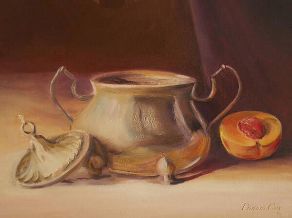 Original Oil Painting Poster featuring the painting The Sugar Bowl by Diana Cox
