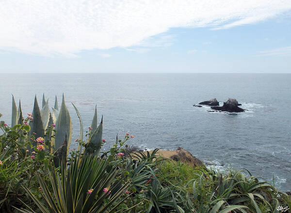 Laguna Beach Poster featuring the photograph Three Horizons by Laura Hol Art