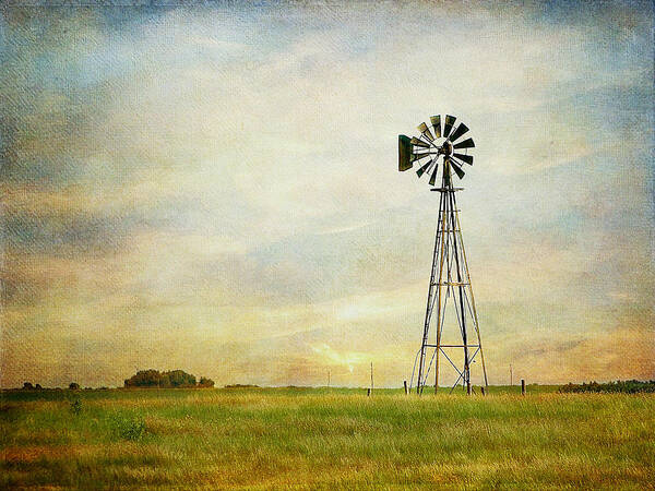 Windmill Poster featuring the photograph Winds of Change by Blair Wainman